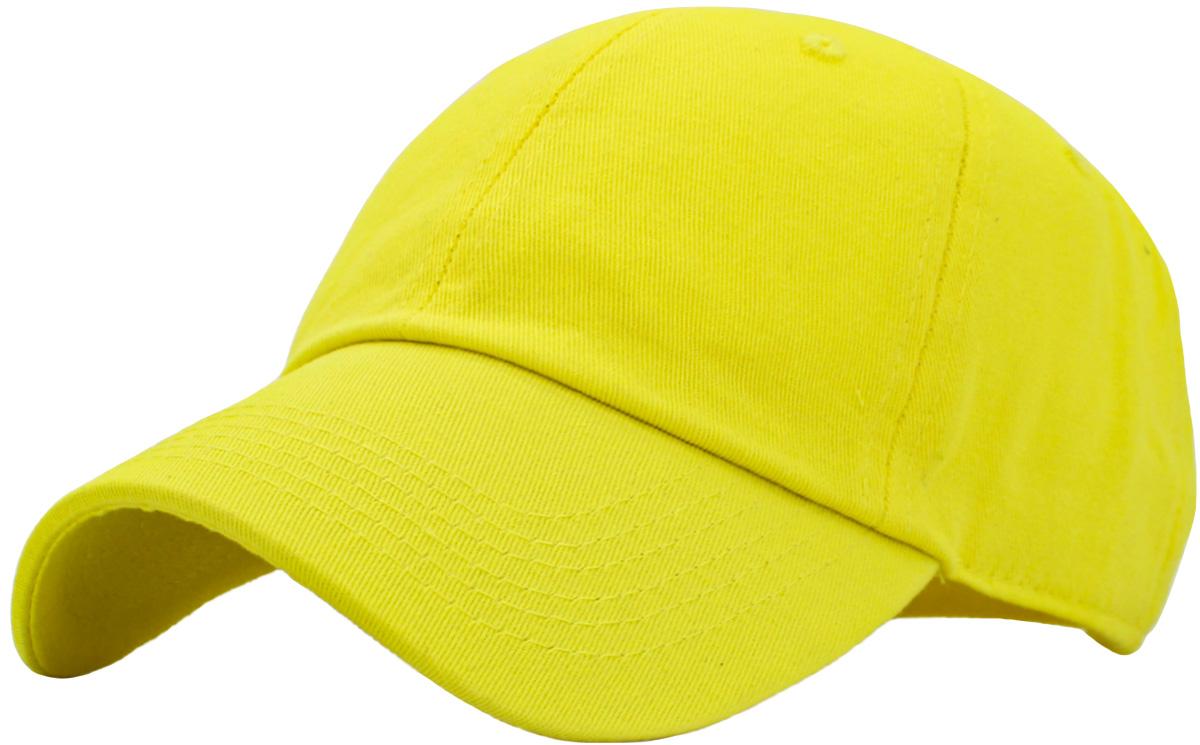 plain yellow baseball cap