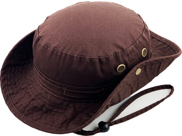 Solid Boonie Hat With String (Fitted)