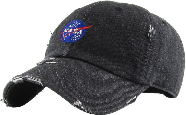 Casquette Snapback Vintage NASA Années 80 - Taille Unique - Made In USA - Très Bon état (occasion)