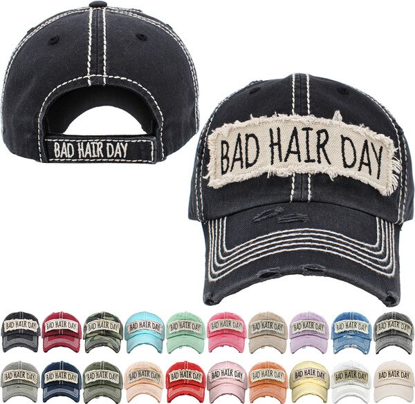 KBETHOS Vintage “Gray Hair Don’t Care” Rhinestone Cap | NWT | Distressed m_61e359e209d760c69eb01496.jpeg main image 3