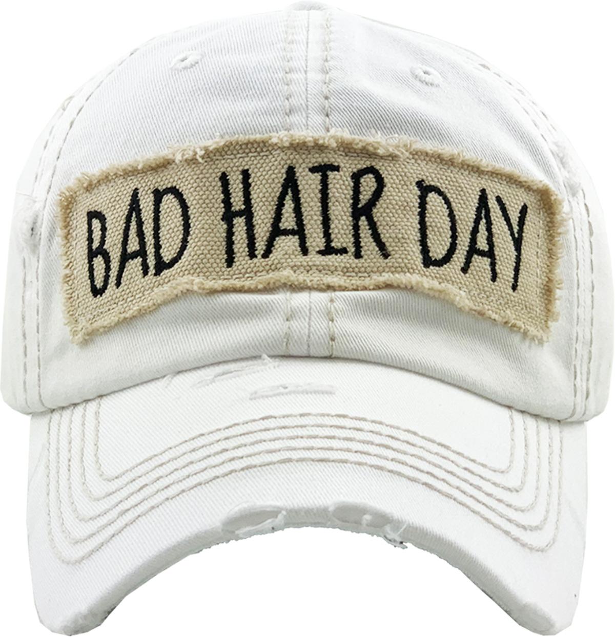 Bad Hair Day Washed Vintage Ball Cap 