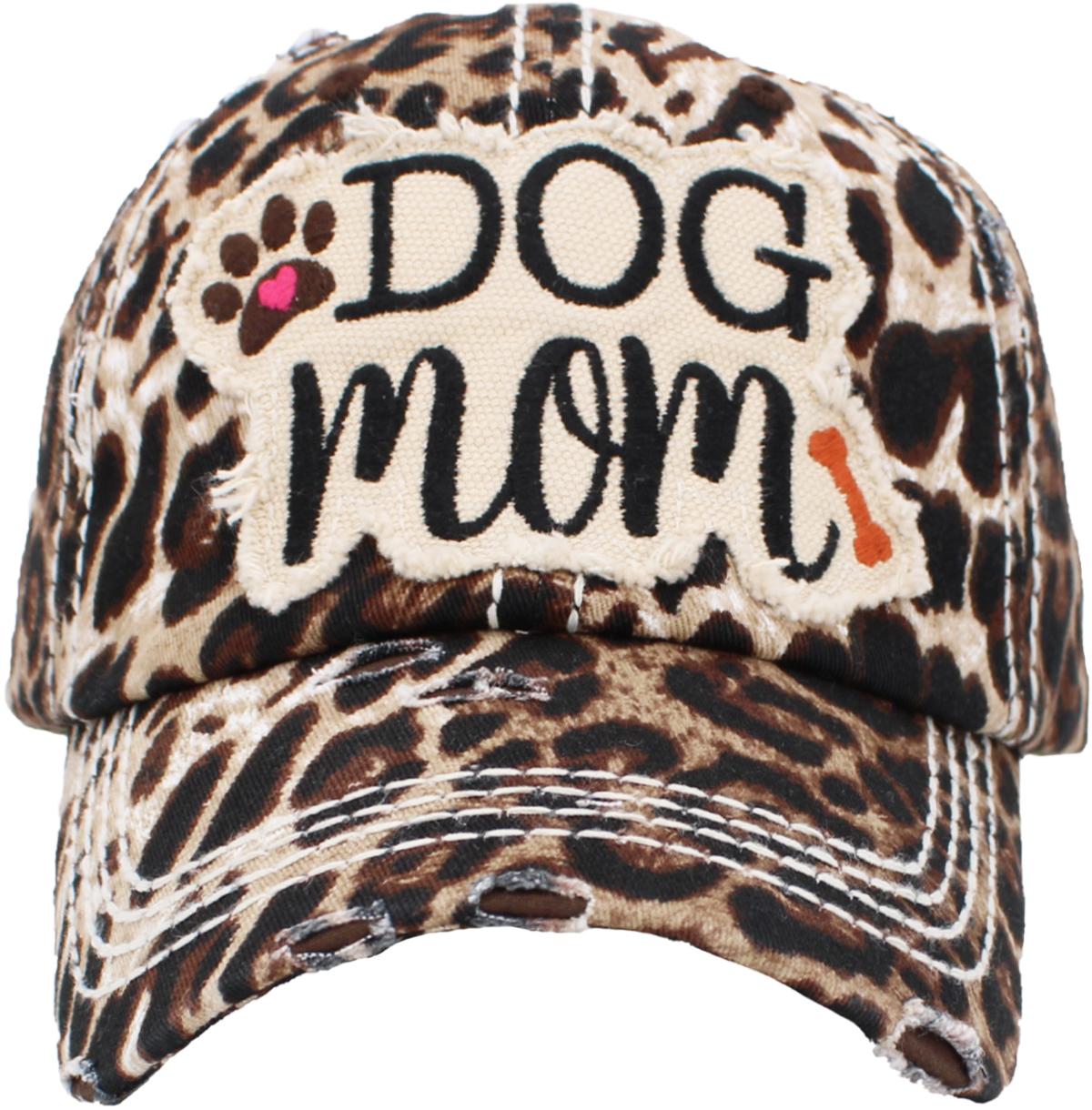DOG MOM WASHED VINTAGE BALLCAP | KBETHOS