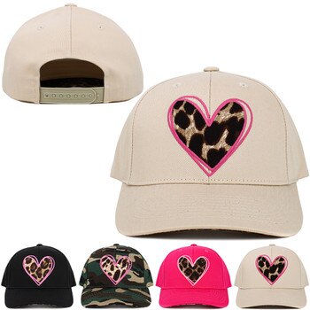 Leopard Heart Baseball cap display picture 3