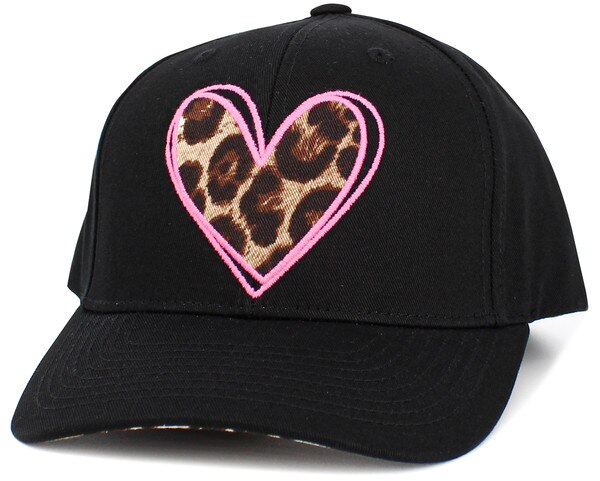 Leopard Heart Baseball cap display picture 1