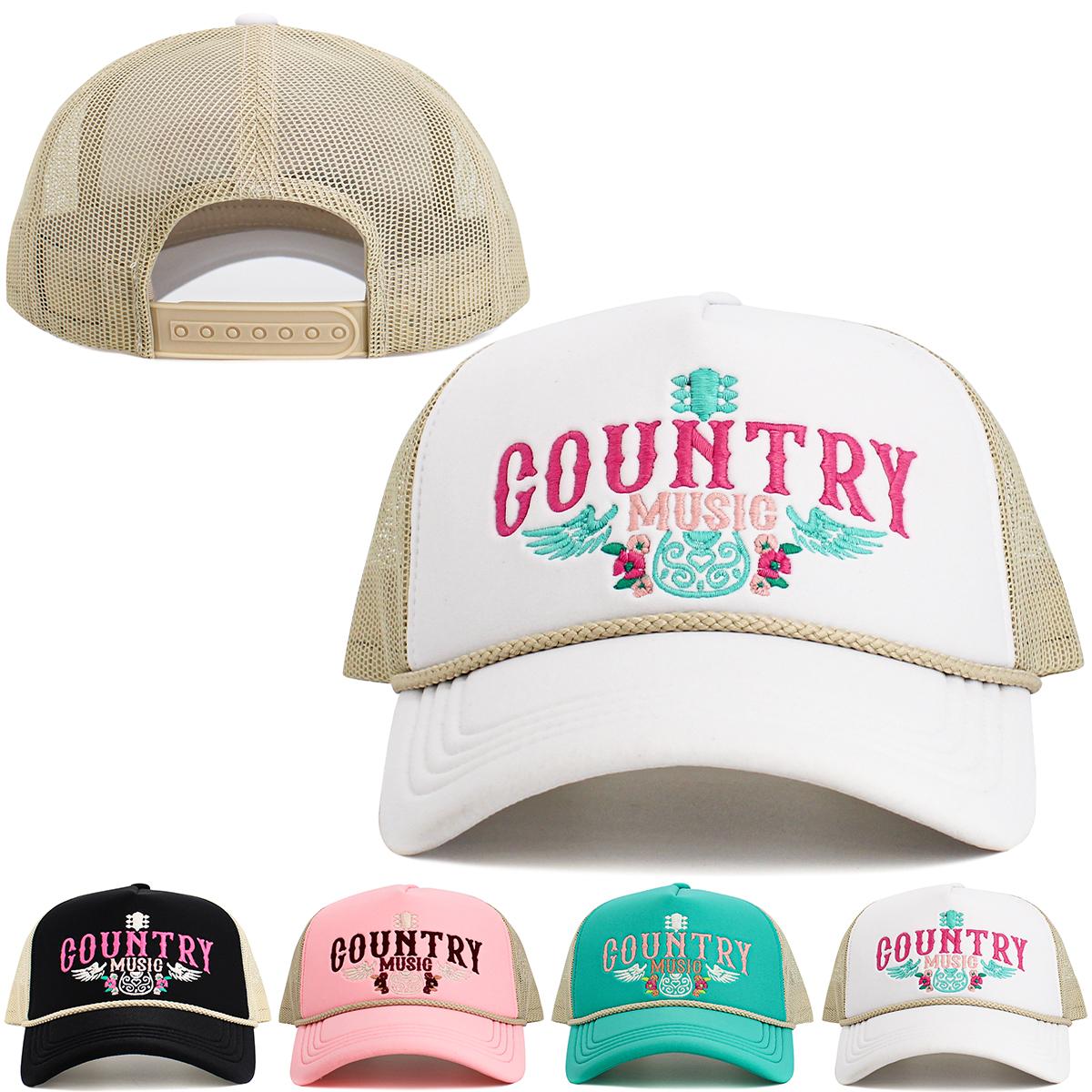 Country MUSIC Meshback Ballcap