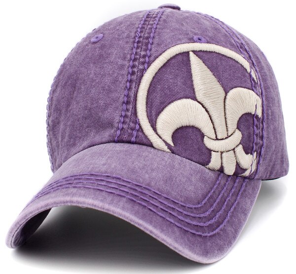 Fleur De Lis Vintage Ballcap