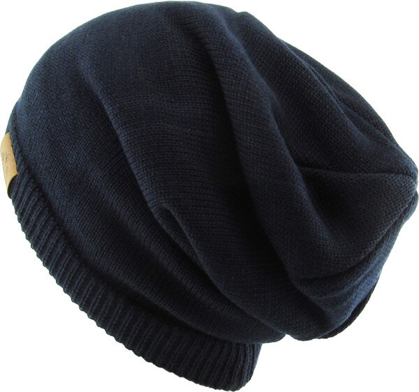 Thick Oversized Slouch Beanie Sherpa Fleece Lined KBETHOS