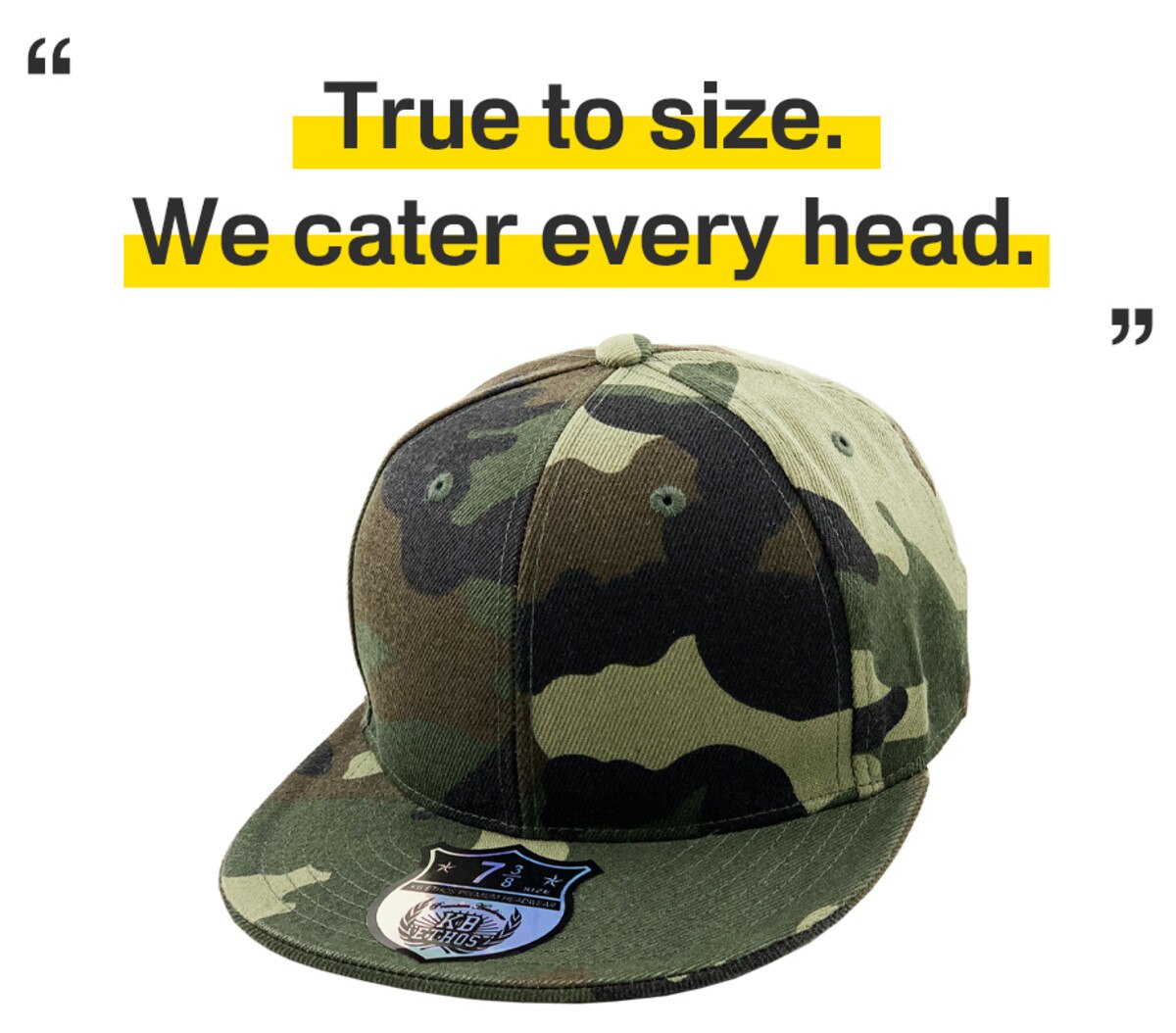 Fitted Flat Brim | Wholesale Fitted Flat Brim | KBETHOS display picture 1