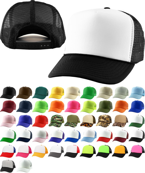 Wholesale Blank Trucker Hats | Foam Trucker Hats | KBETHOS